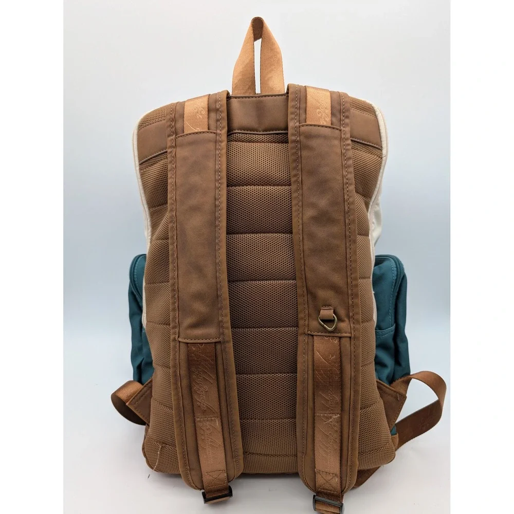 Lord of the Rings Boxlunch Backpack Leaf of Lorien Fellowship Canvas Brown READ!